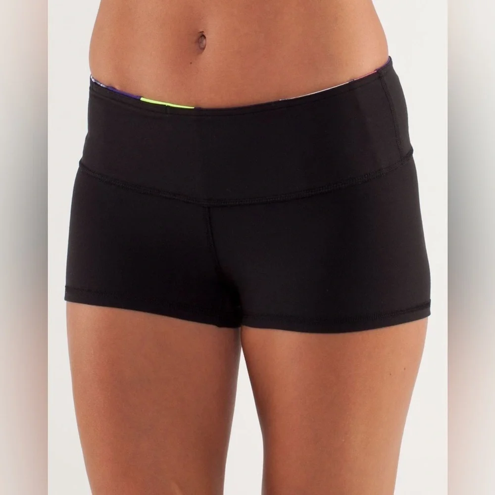 Lululemon Boogie Short Black Quilt 5 Size 4 Style Number: W7284S